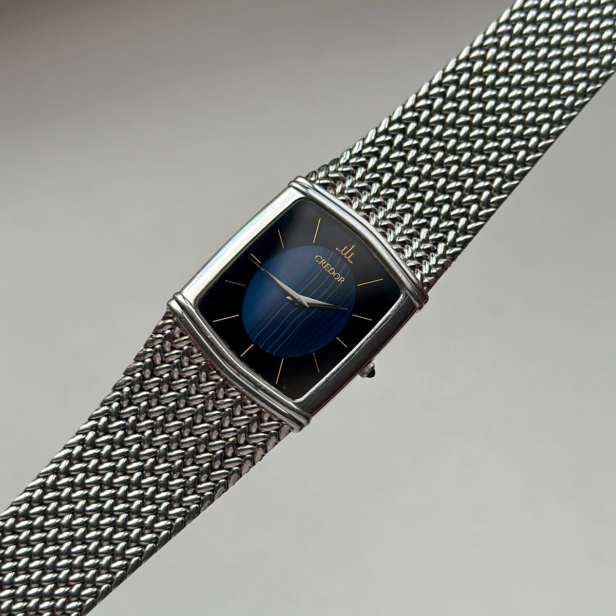1984 Seiko Credor Blue Agate Dial 2F70-5380
