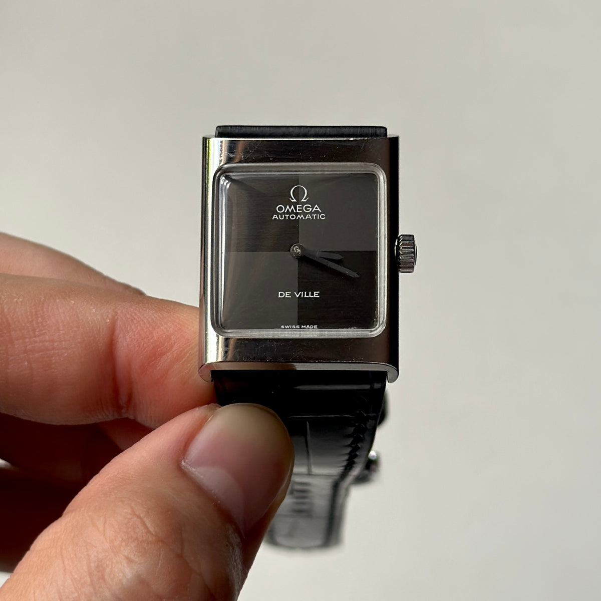 1970s Omega De Ville Chessboard dial