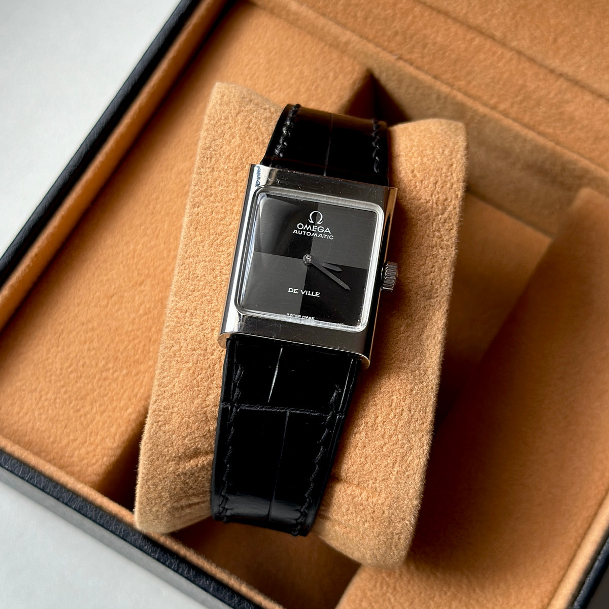 1970s Omega De Ville Chessboard dial