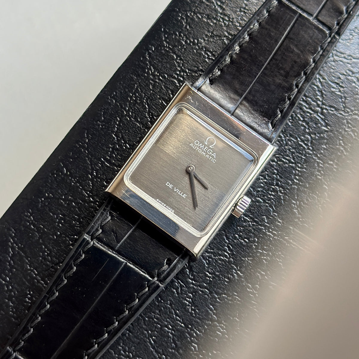 1970s Omega De Ville Chessboard dial