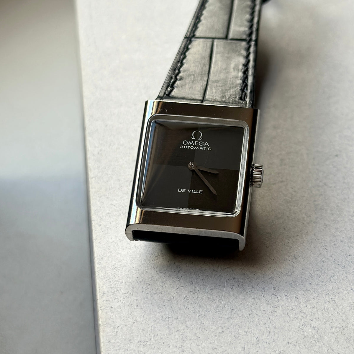 1970s Omega De Ville Chessboard dial
