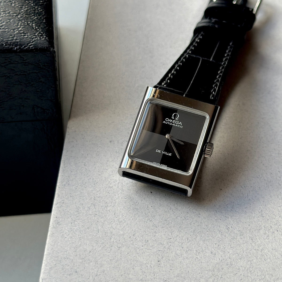 1970s Omega De Ville Chessboard dial
