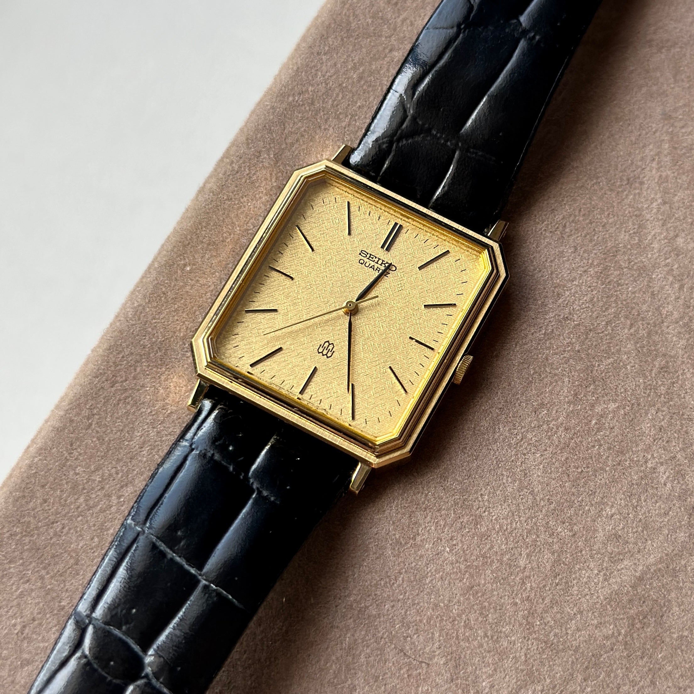 1984 Seiko Twin Quartz Gold Dial 9641-5060