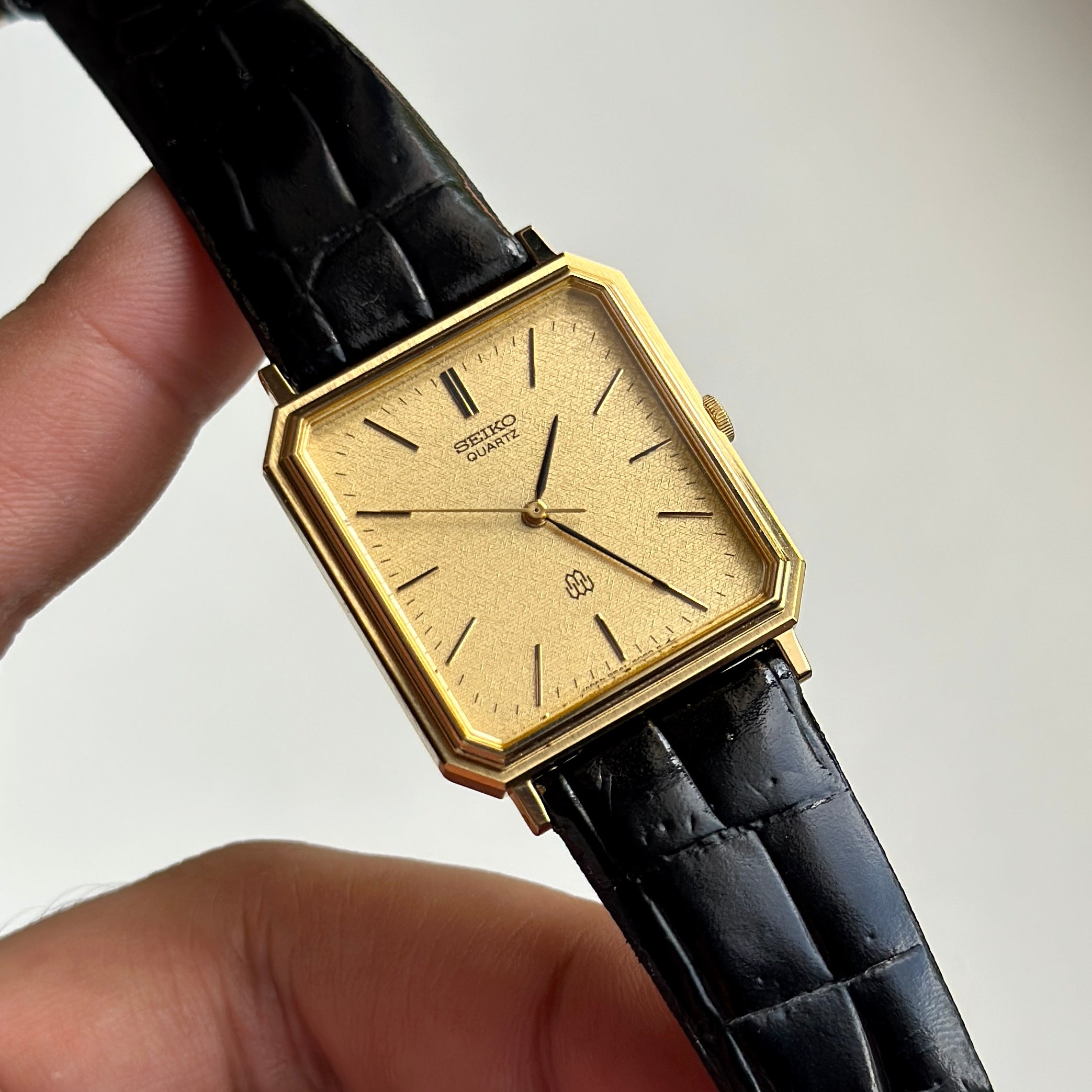 1984 Seiko Twin Quartz Gold Dial 9641-5060