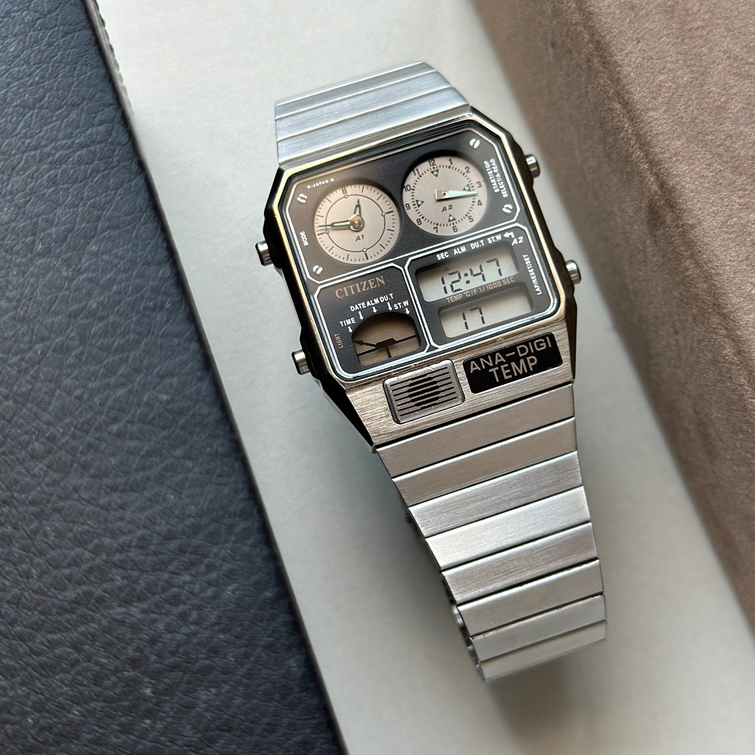 1980s Citizen ANA-DIGI TEMP
