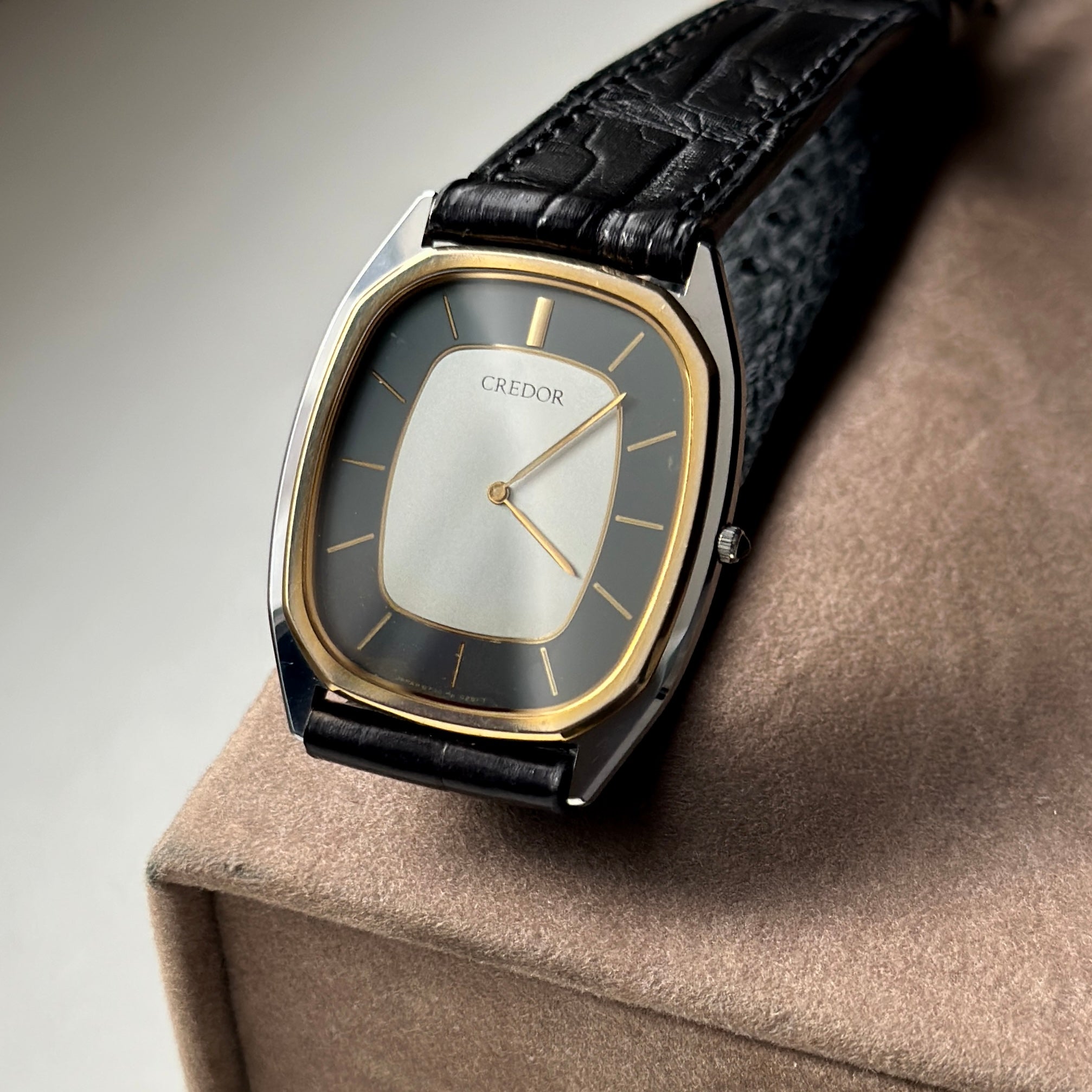 1984 Seiko Credor two-tone Ellipse 6730-5081