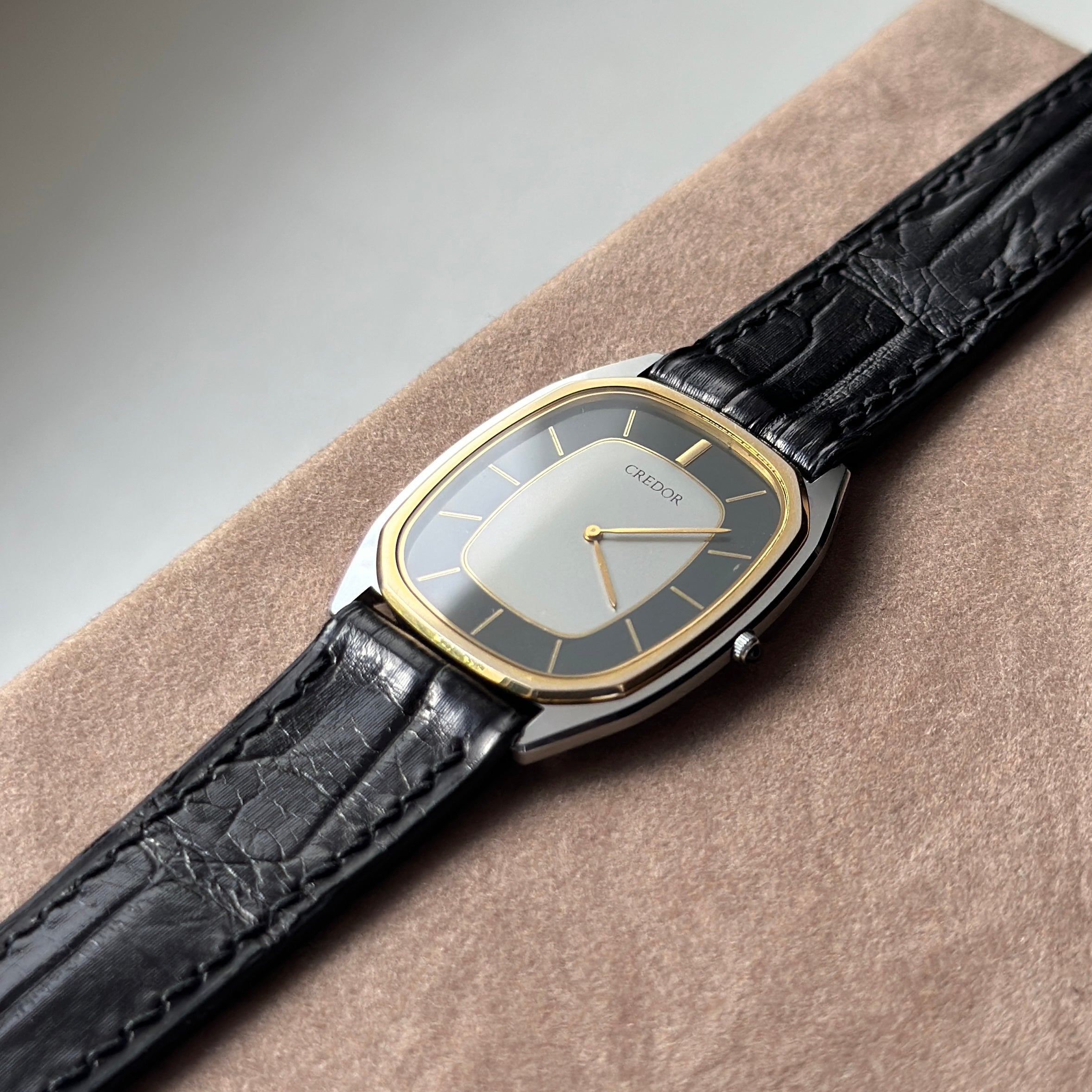 1984 Seiko Credor two-tone Ellipse 6730-5081
