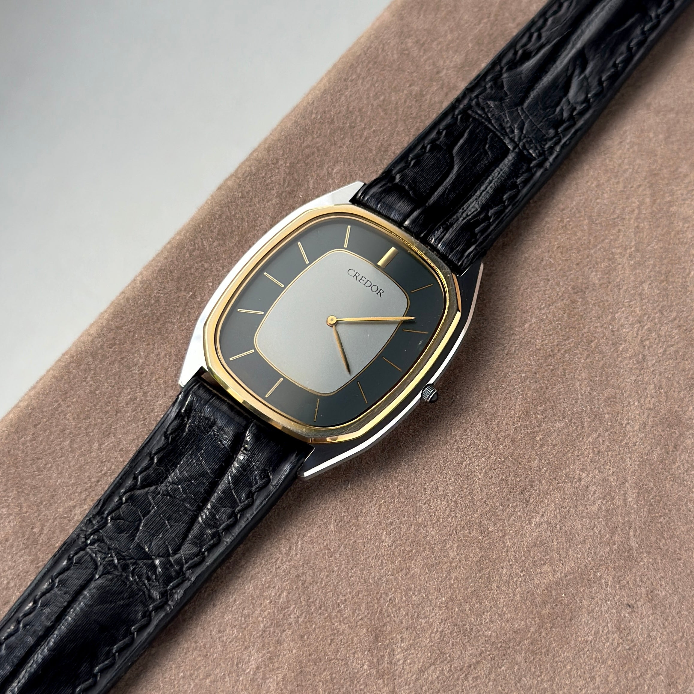 1984 Seiko Credor two-tone Ellipse 6730-5081