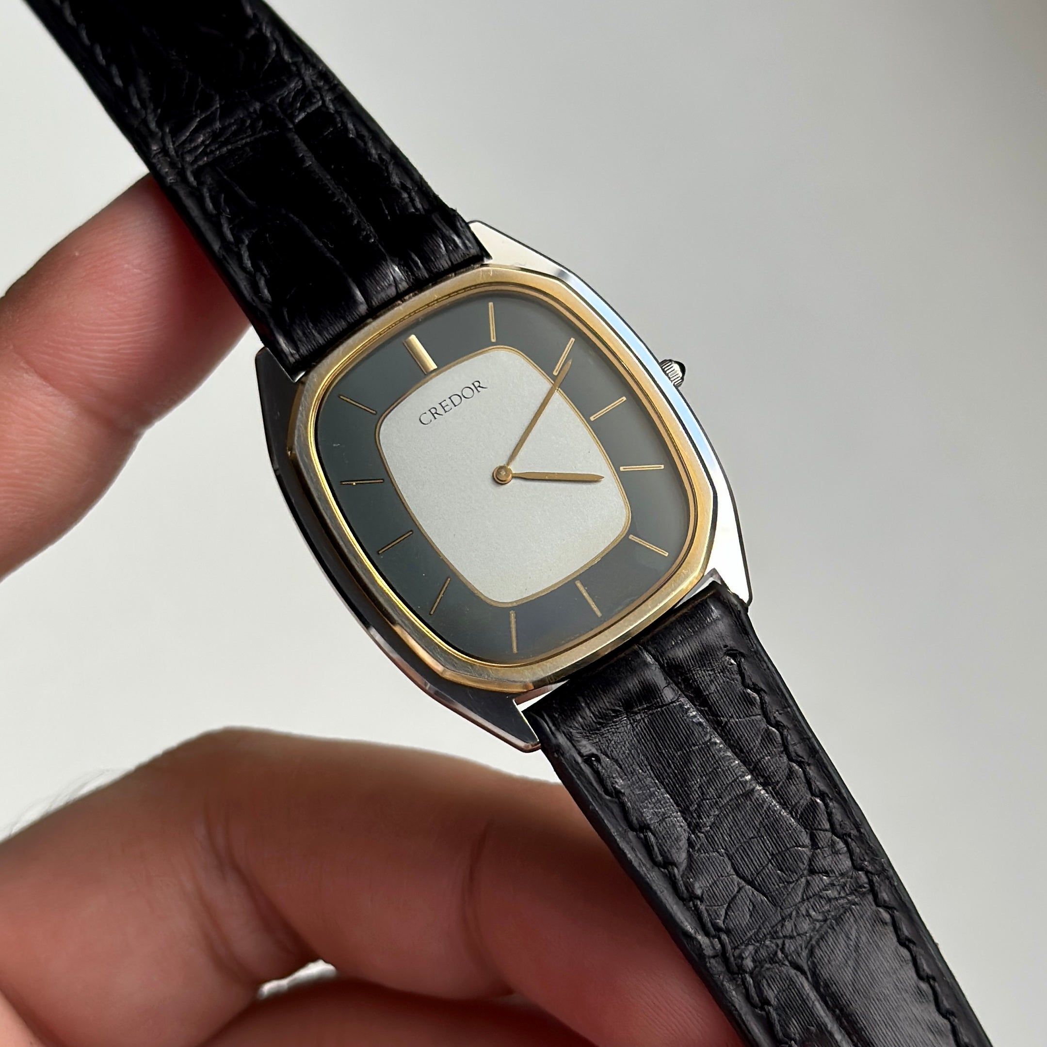 1984 Seiko Credor two-tone Ellipse 6730-5081