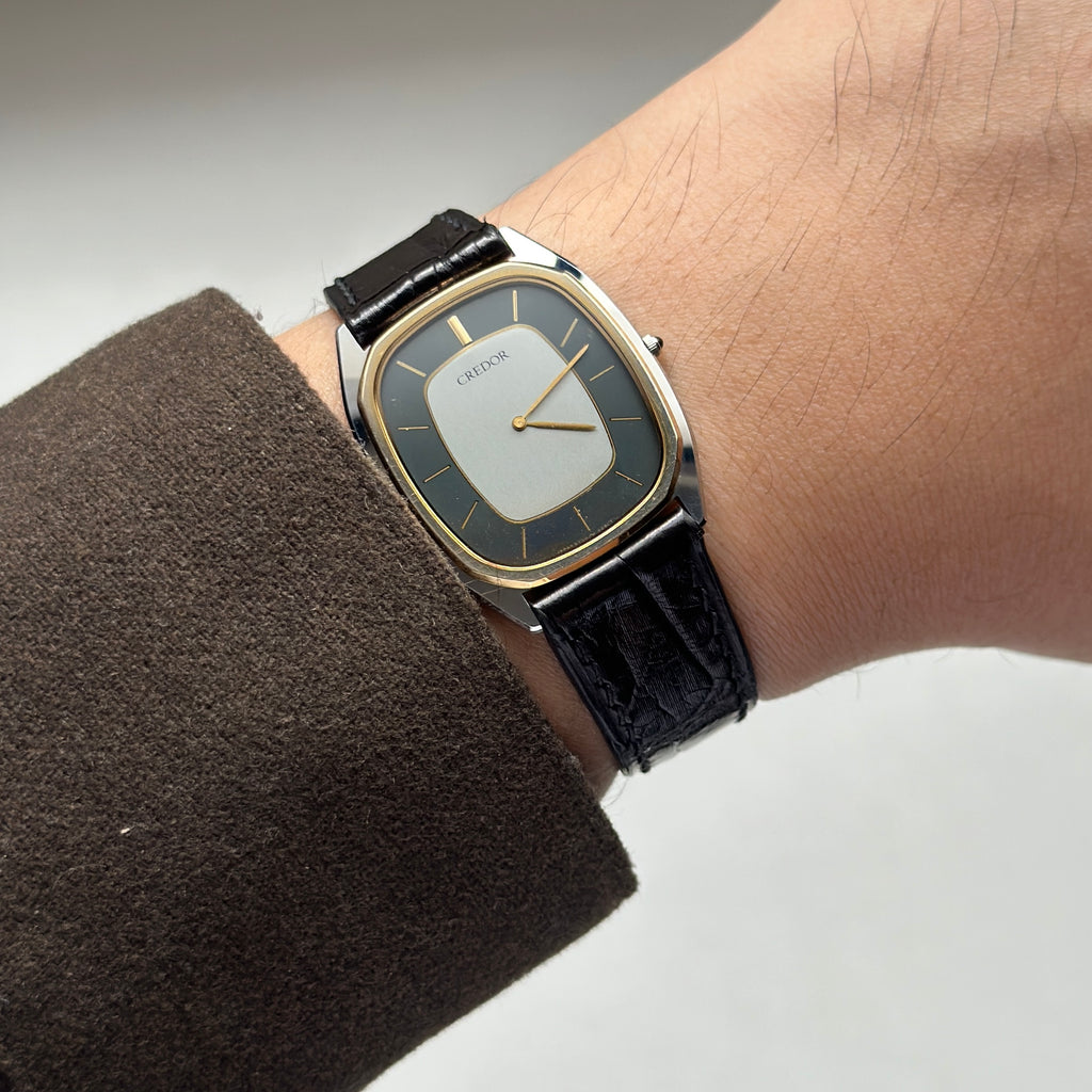 1984 Seiko Credor two-tone Ellipse 6730-5081