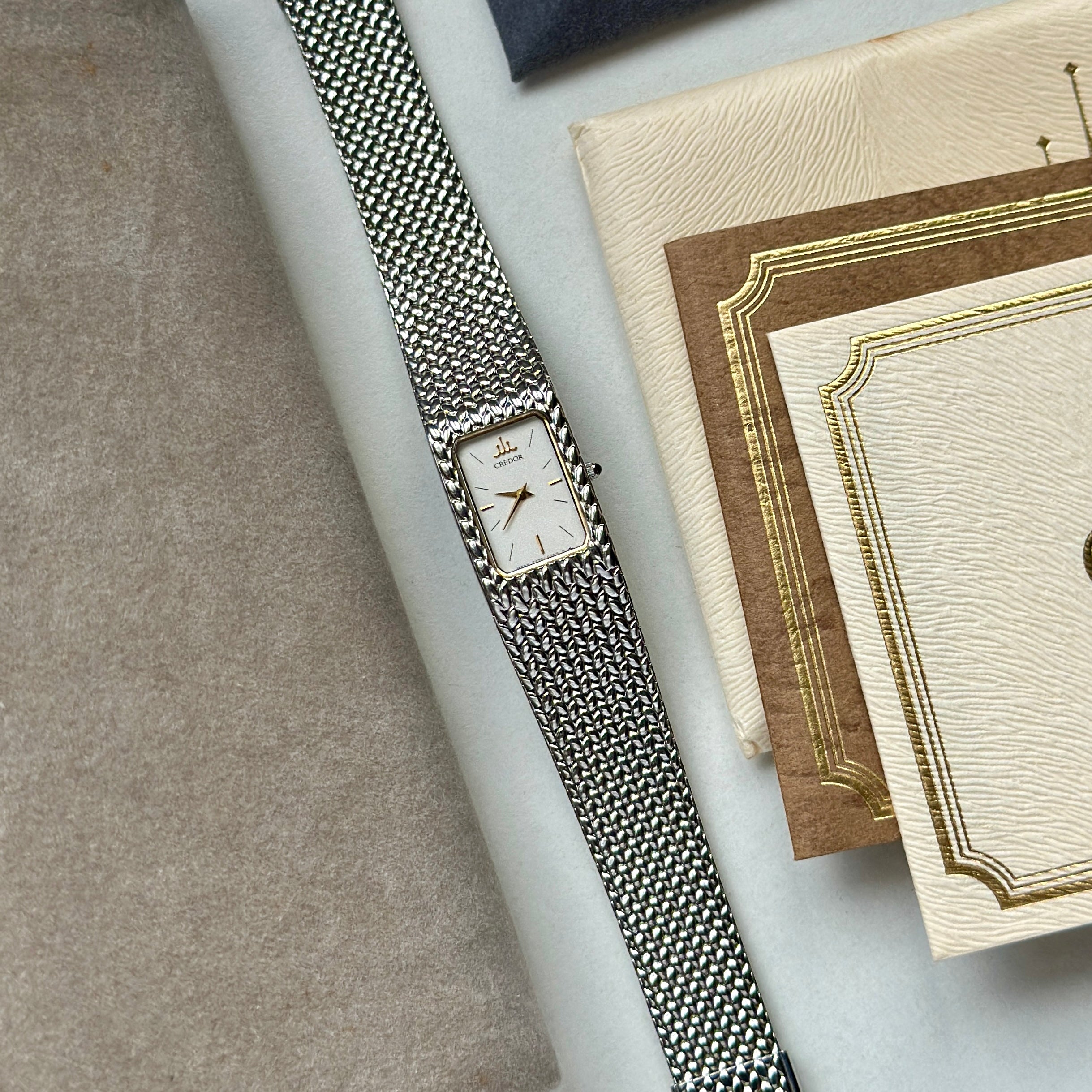 1985 Seiko Credor 2F70-5340 White Dial