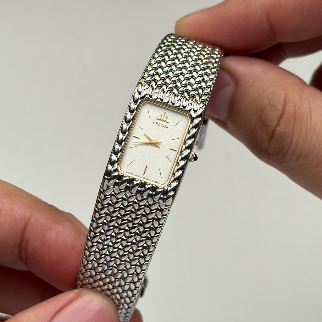 1985 Seiko Credor 2F70-5340 White Dial