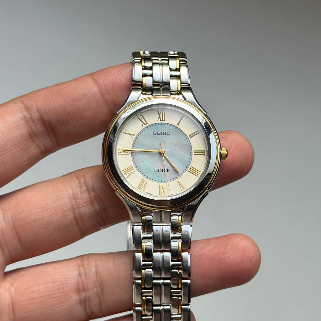 2002 Seiko Dolce Mother-of-Pear Dial V181-0AC0