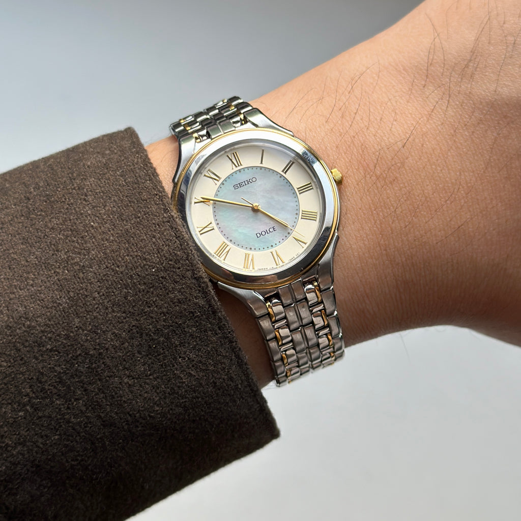 2002 Seiko Dolce Mother-of-Pear Dial V181-0AC0