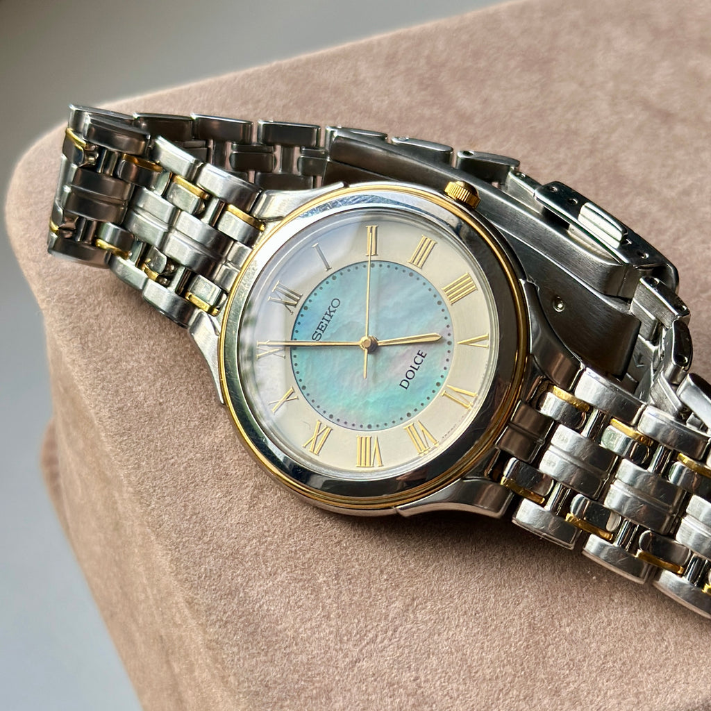 2002 Seiko Dolce Mother-of-Pear Dial V181-0AC0