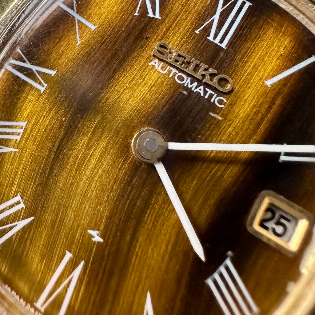 1973 Rare Ladies Seiko Tiger Eye 2415-7001