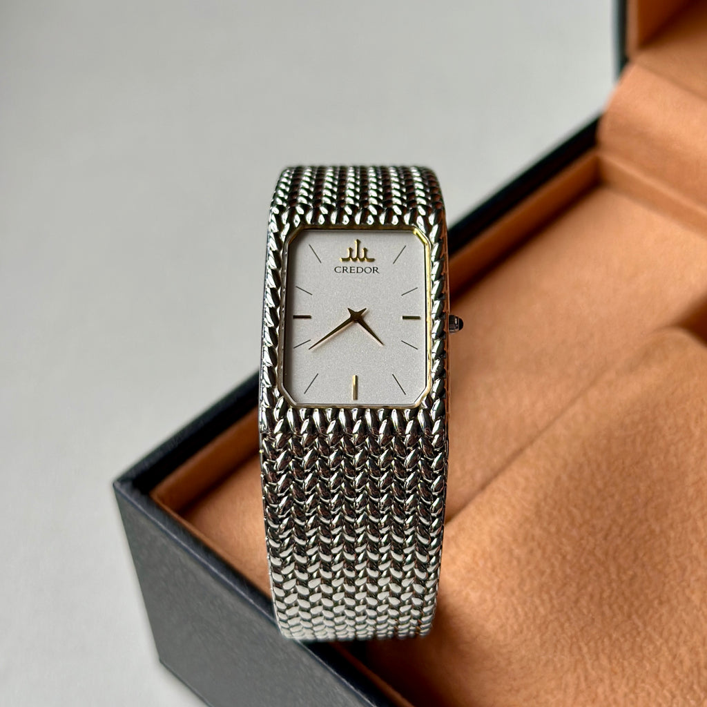 1981 Seiko Credor White Dial 2F70-5330