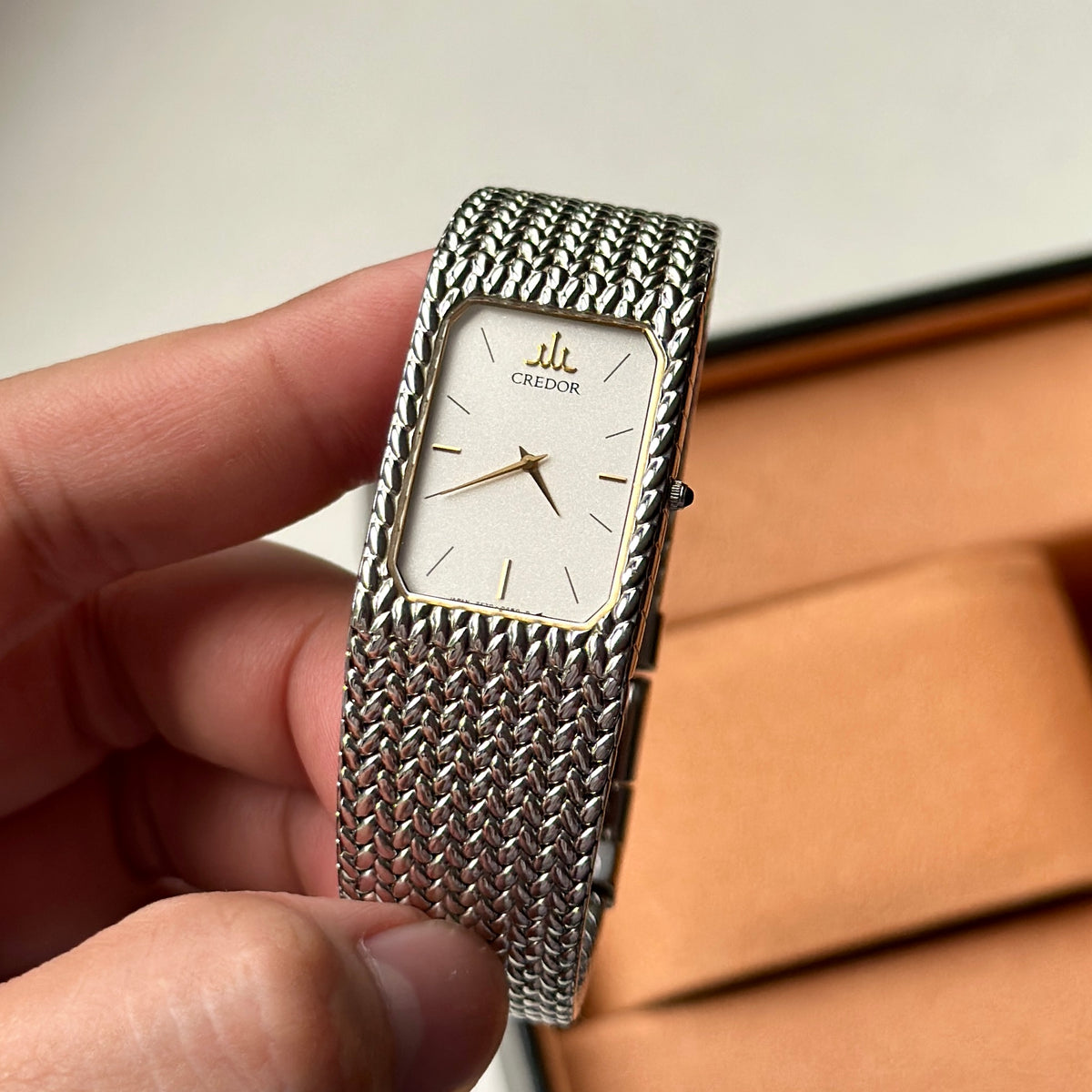 1981 Seiko Credor White Dial 2F70-5330