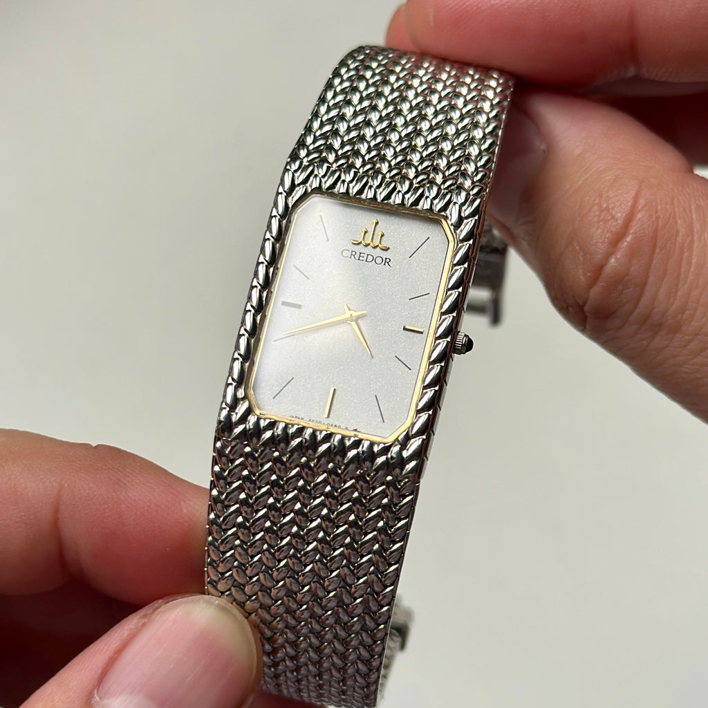 1981 Seiko Credor White Dial 2F70-5330