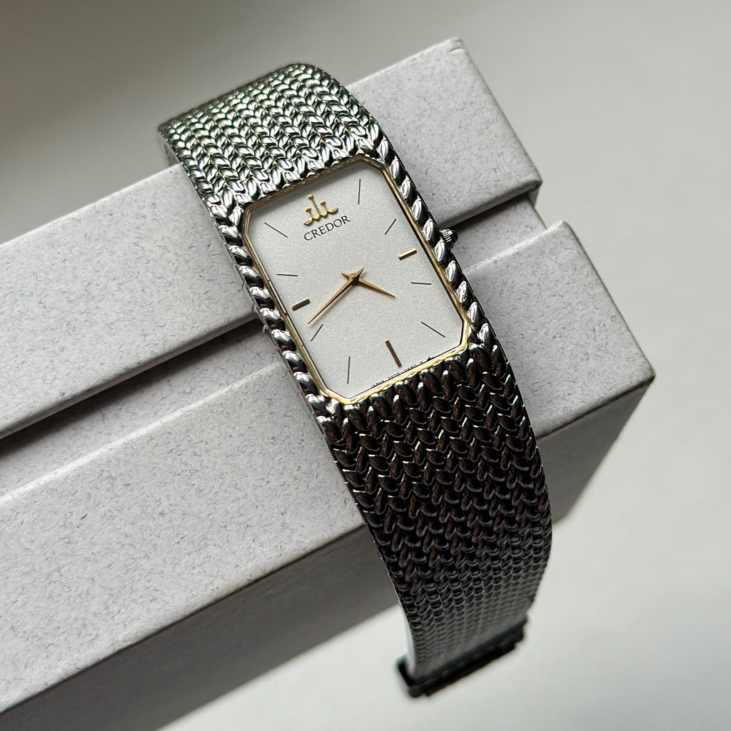 1981 Seiko Credor White Dial 2F70-5330