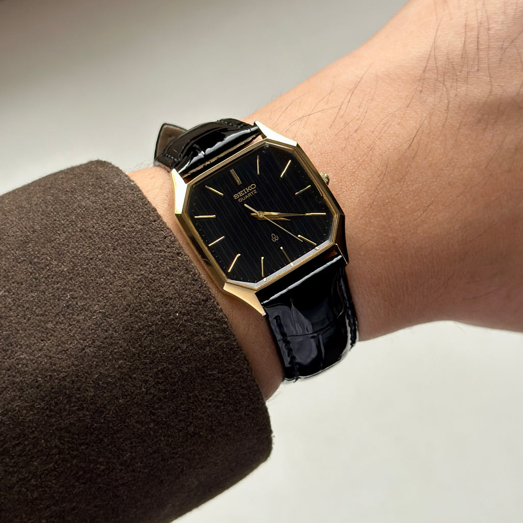 1981 Seiko Tank Faceted 6030-5440