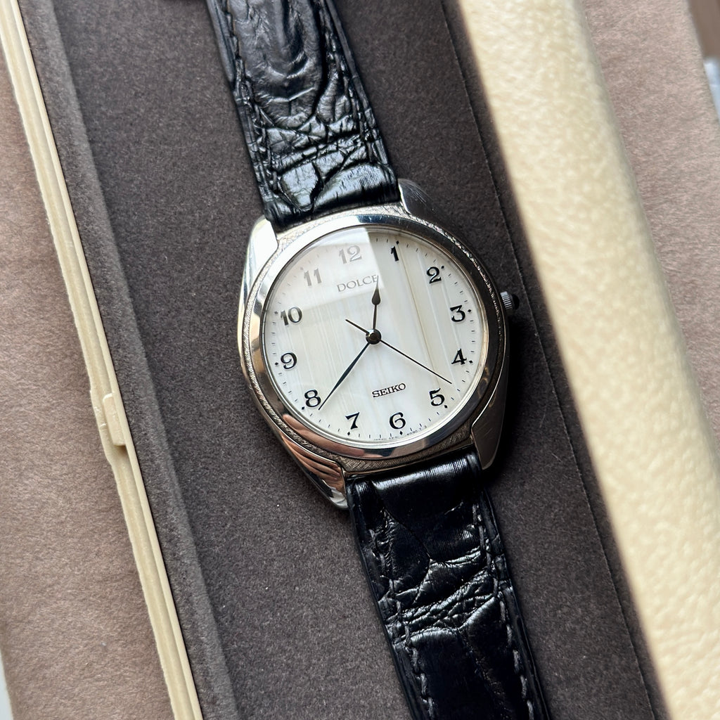 1992 Seiko Dolce Stone Dial 5E31-6D70