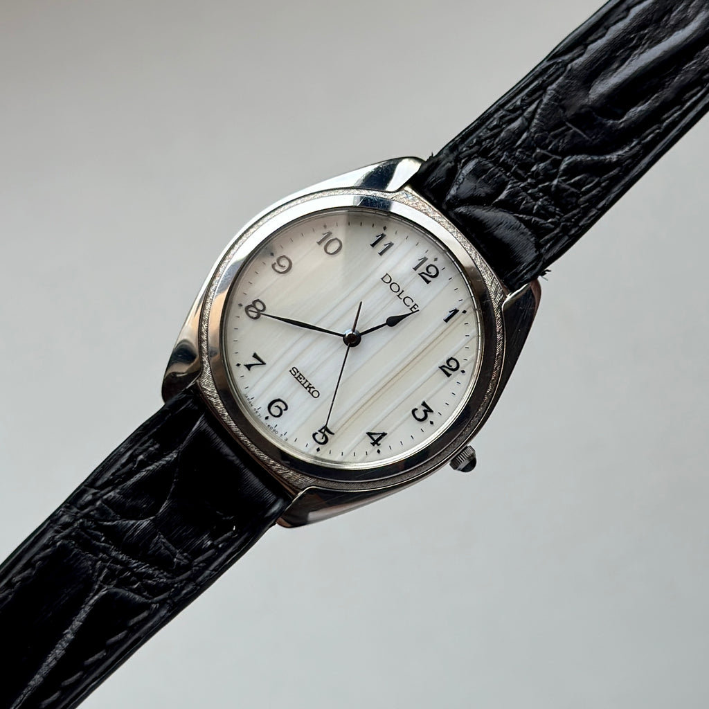 1992 Seiko Dolce Stone Dial 5E31-6D70