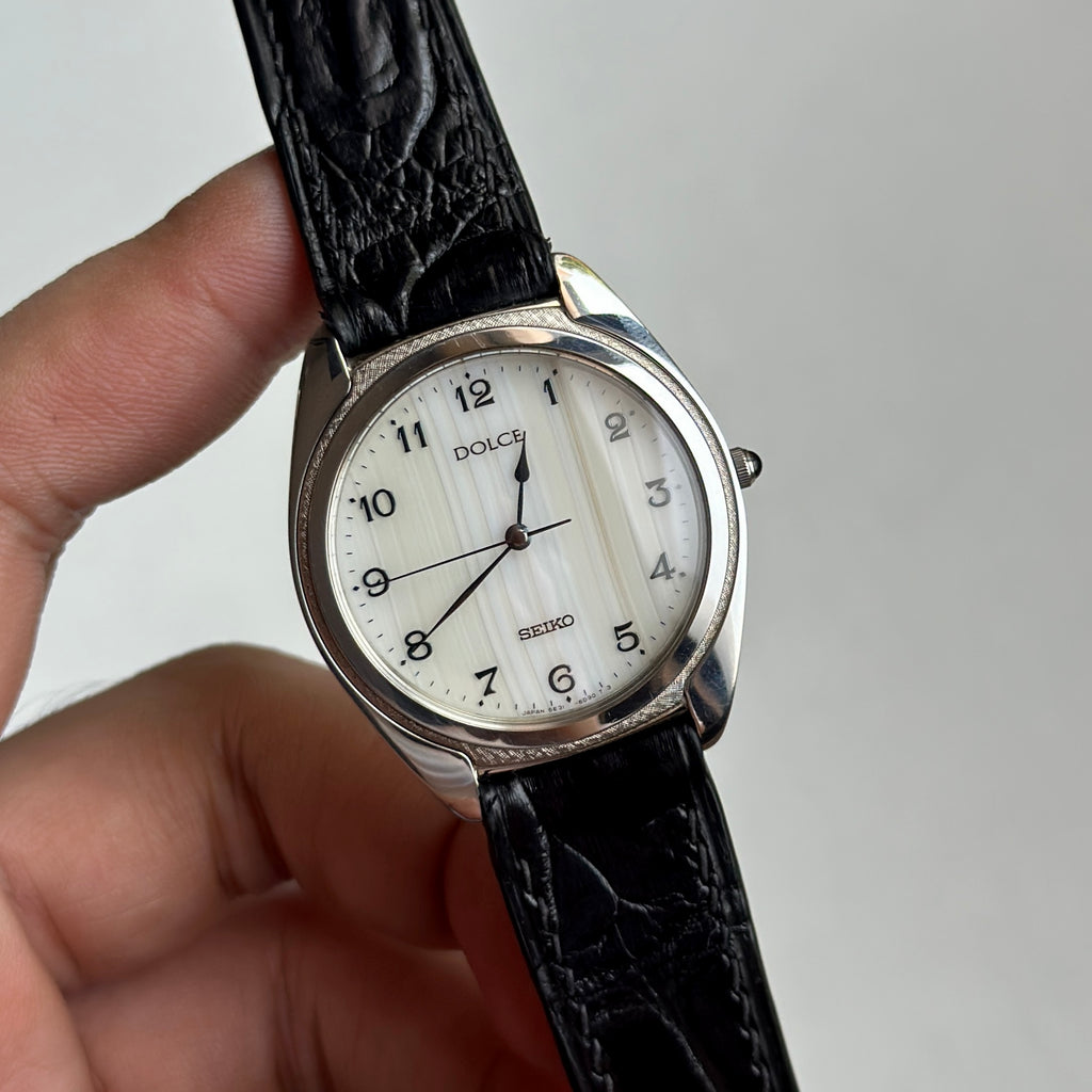 1992 Seiko Dolce Stone Dial 5E31-6D70