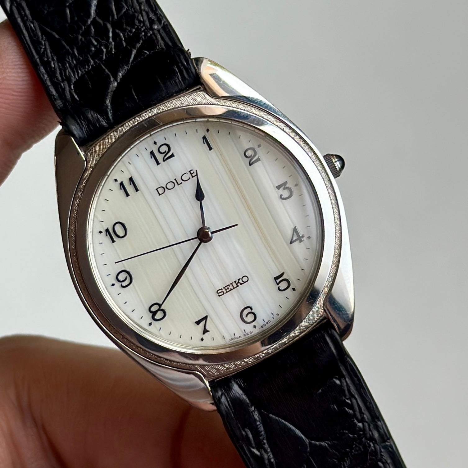 1992 Seiko Dolce Stone Dial 5E31-6D70