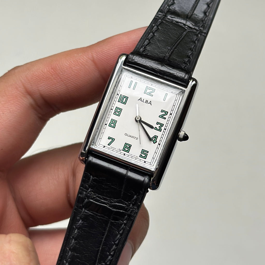 1983 Seiko ALBA Tank Y101-5170