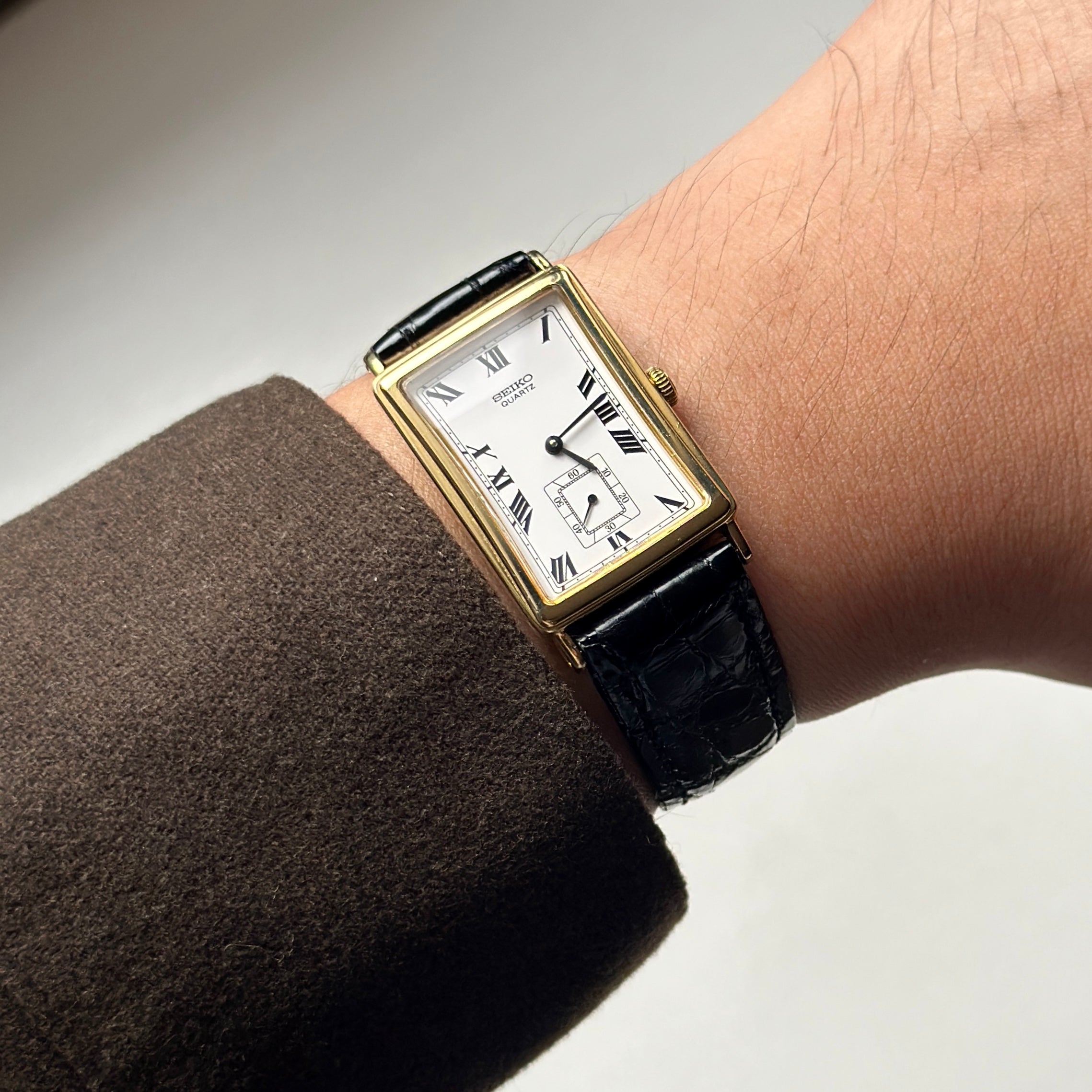 1982 Seiko Tank Sub-Second 2628-5110