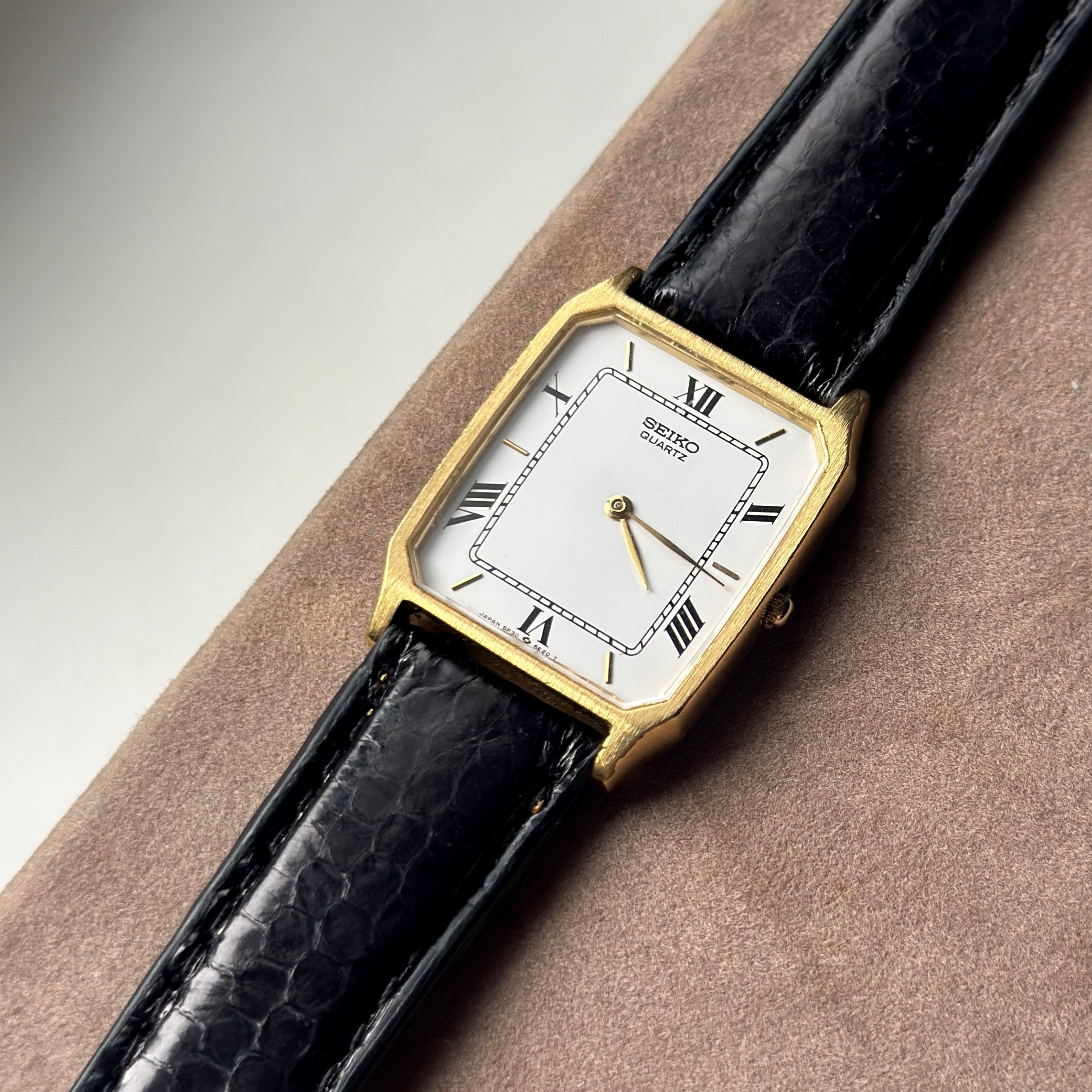 1996 Seiko Tank Roman Dial 5P30-5D30