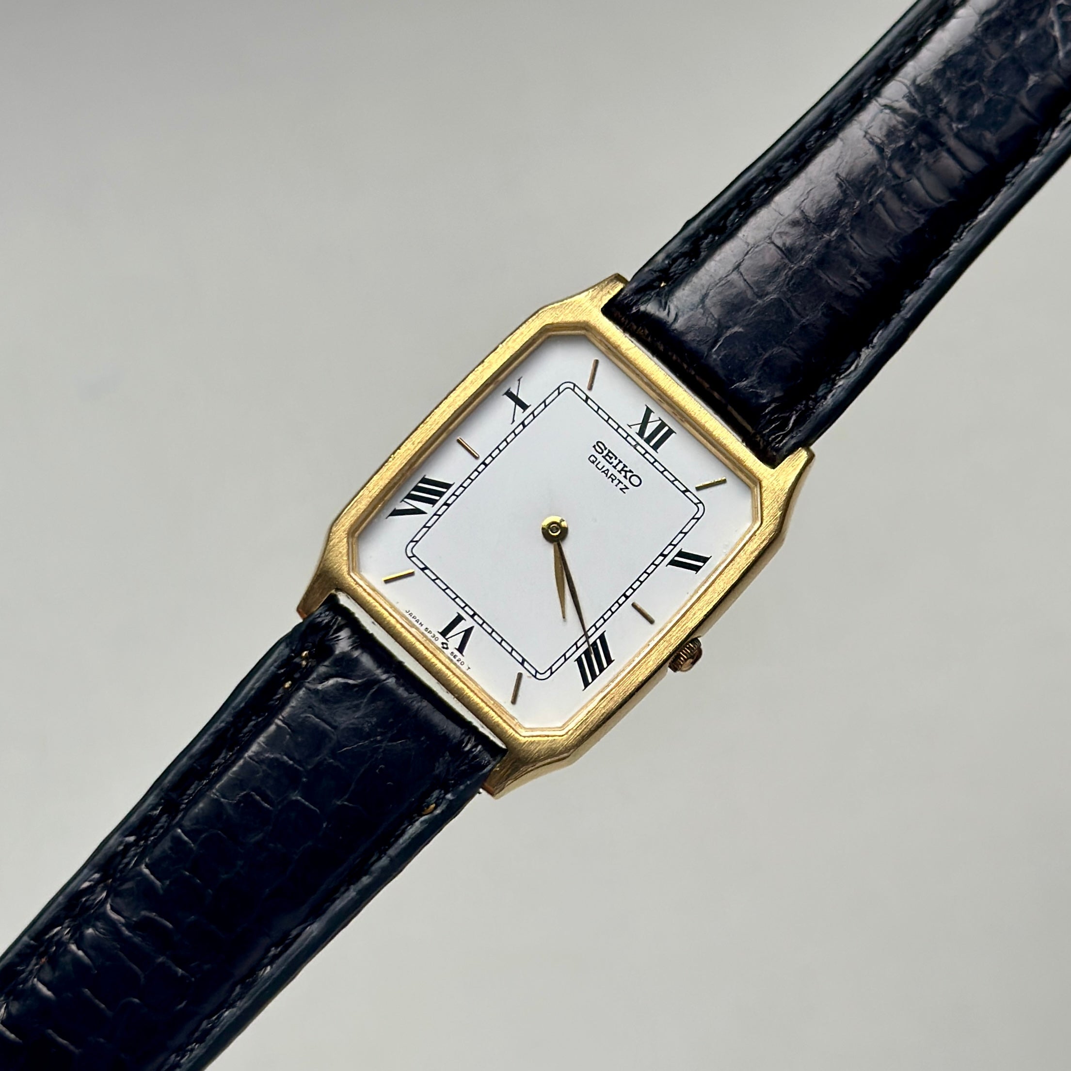 1996 Seiko Tank Roman Dial 5P30-5D30