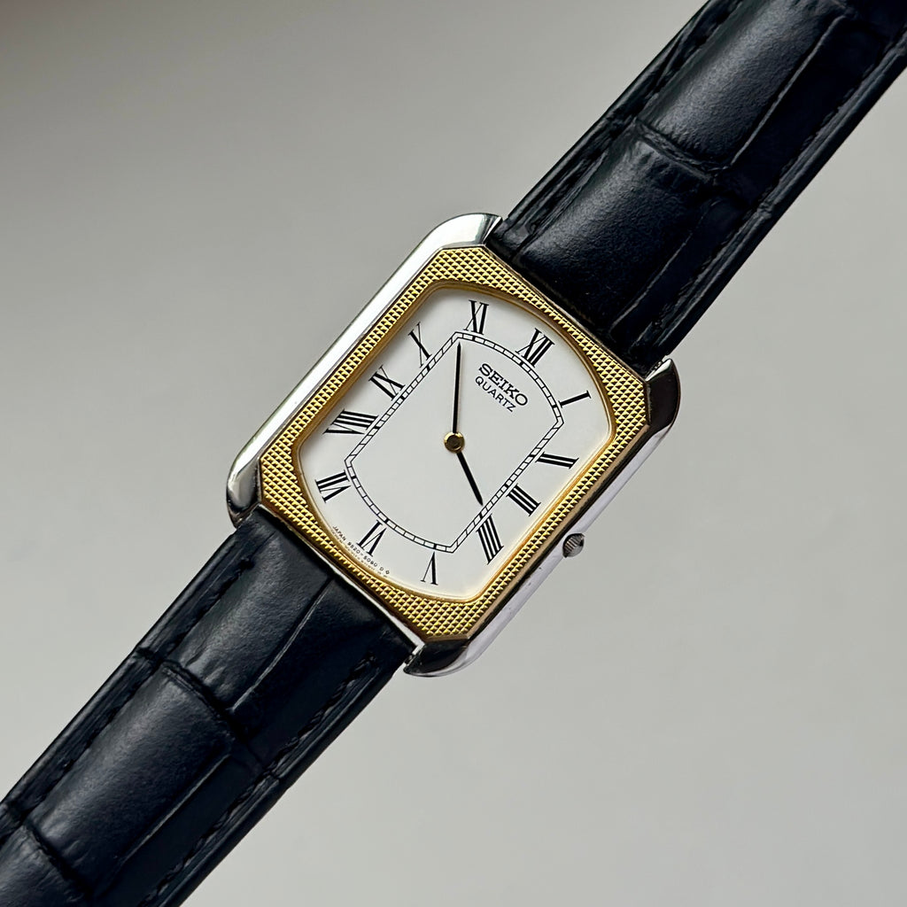 1982 Seiko Tank Gold Mosaic Bezel (Swiss ACM)