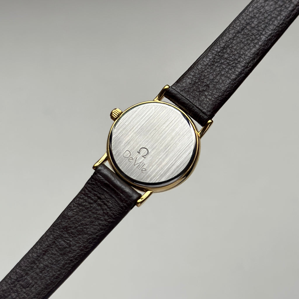 1980s Ladies Omega De Ville 595.0097