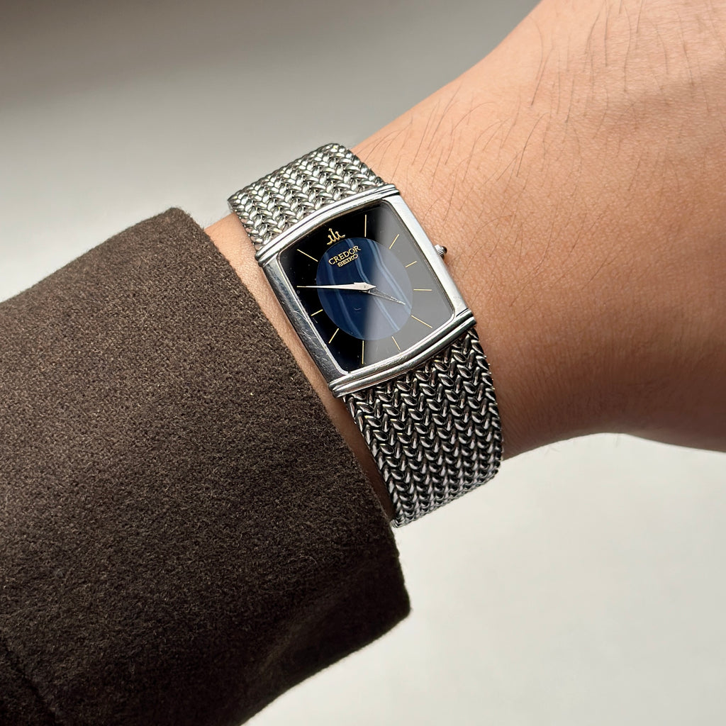 1994 Seiko Credor 6730-5330 Blue Agate Dial