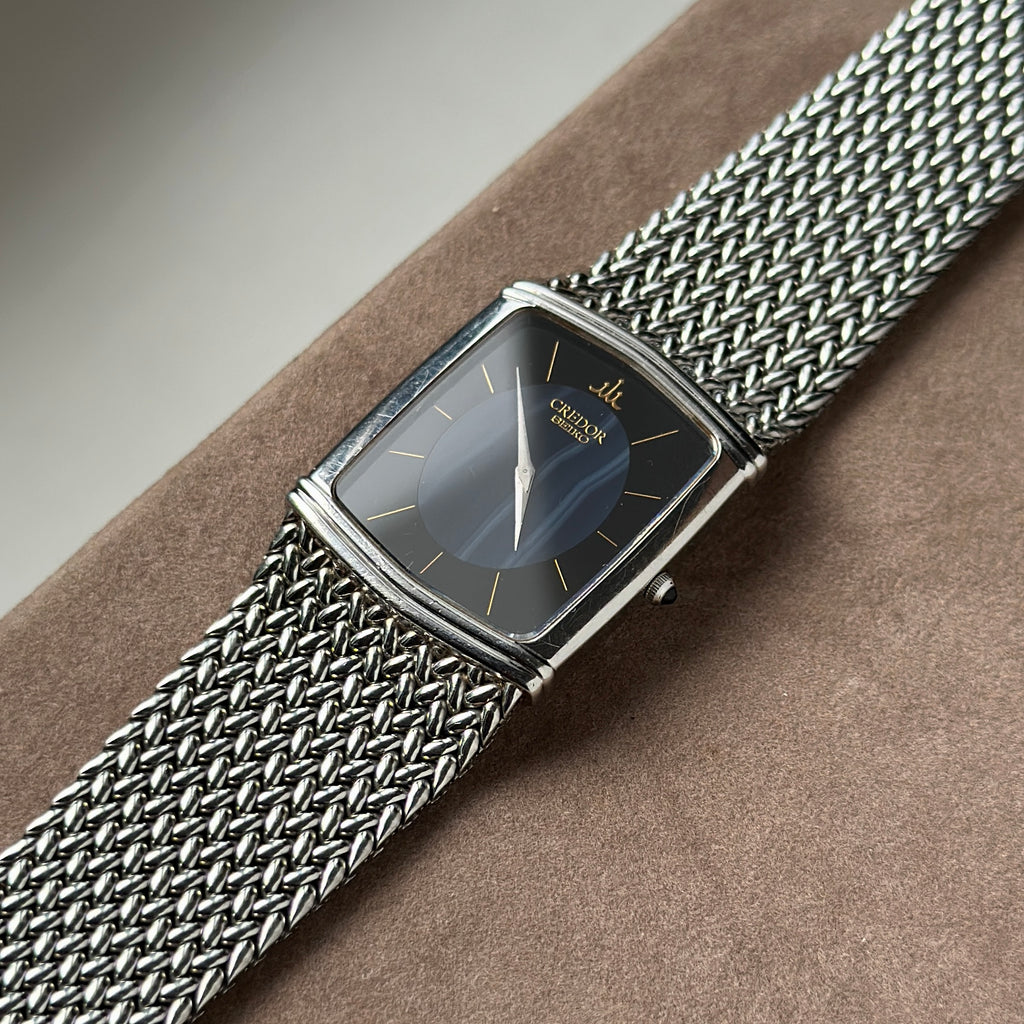 1994 Seiko Credor 6730-5330 Blue Agate Dial