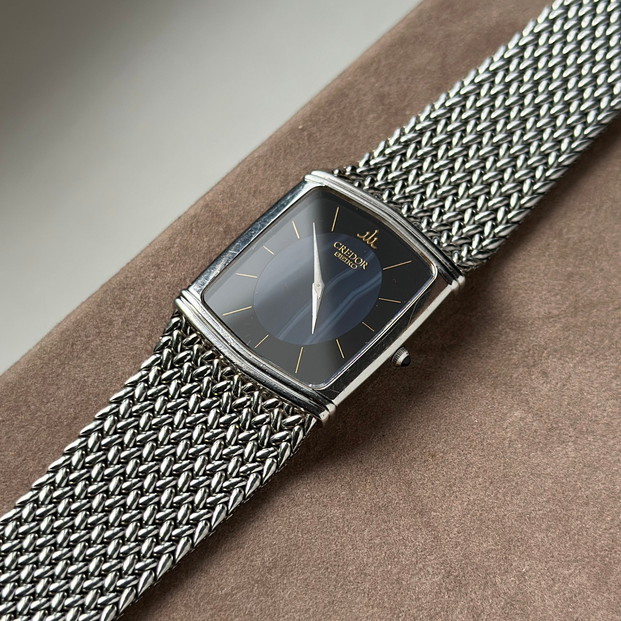 1994 Seiko Credor 6730-5330 Blue Agate Dial
