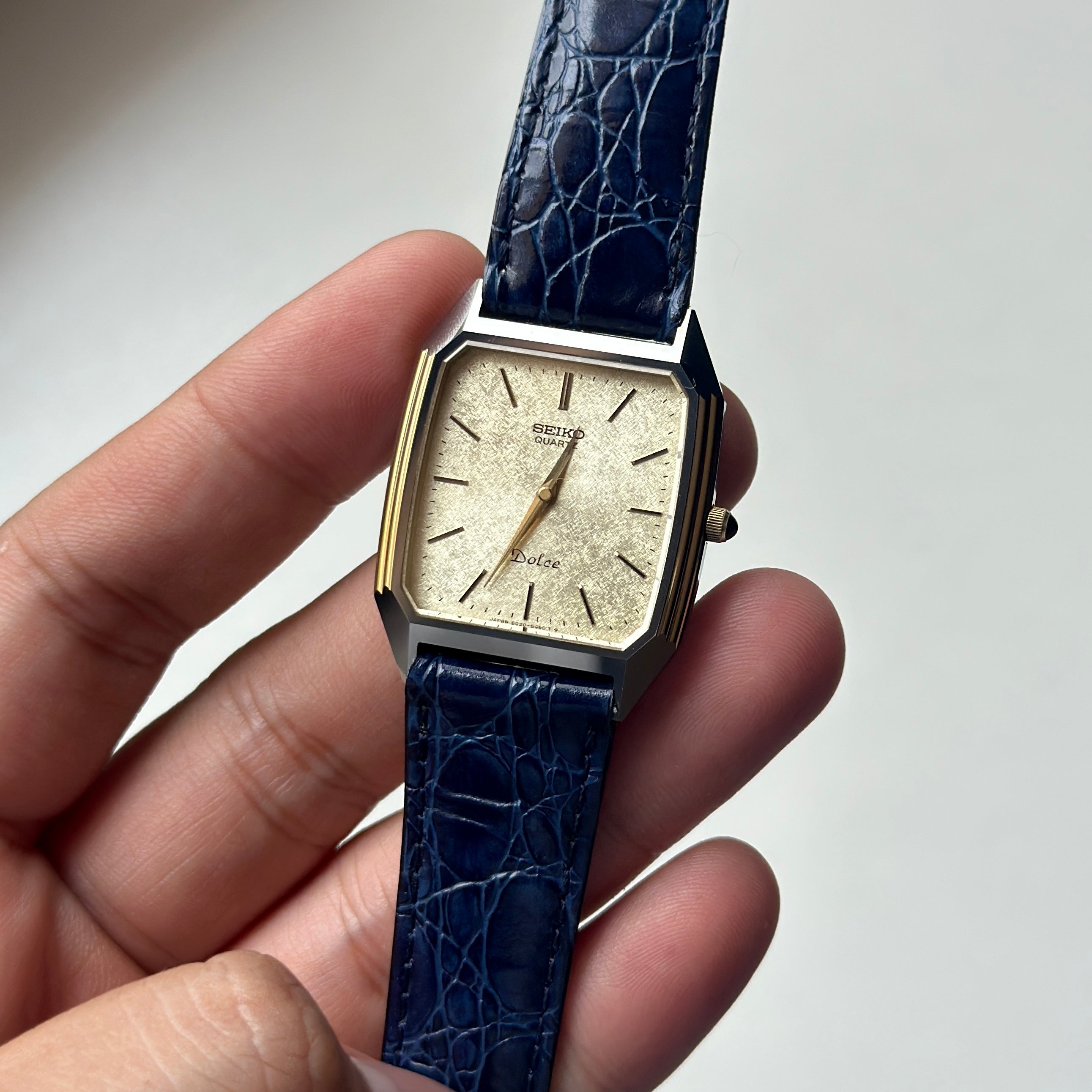 1981 Seiko Dolce Tank Snowflake