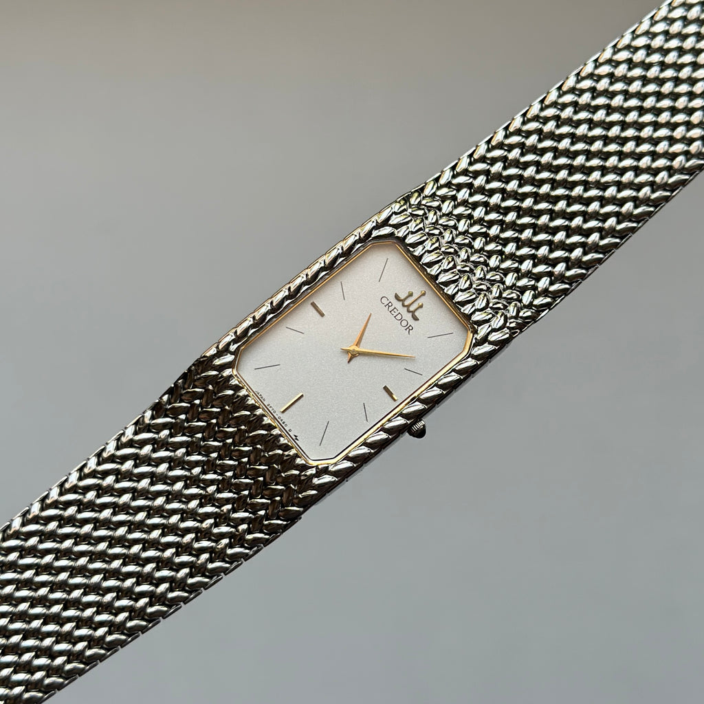 1987 Seiko Credor 2F70-5330 White Dial
