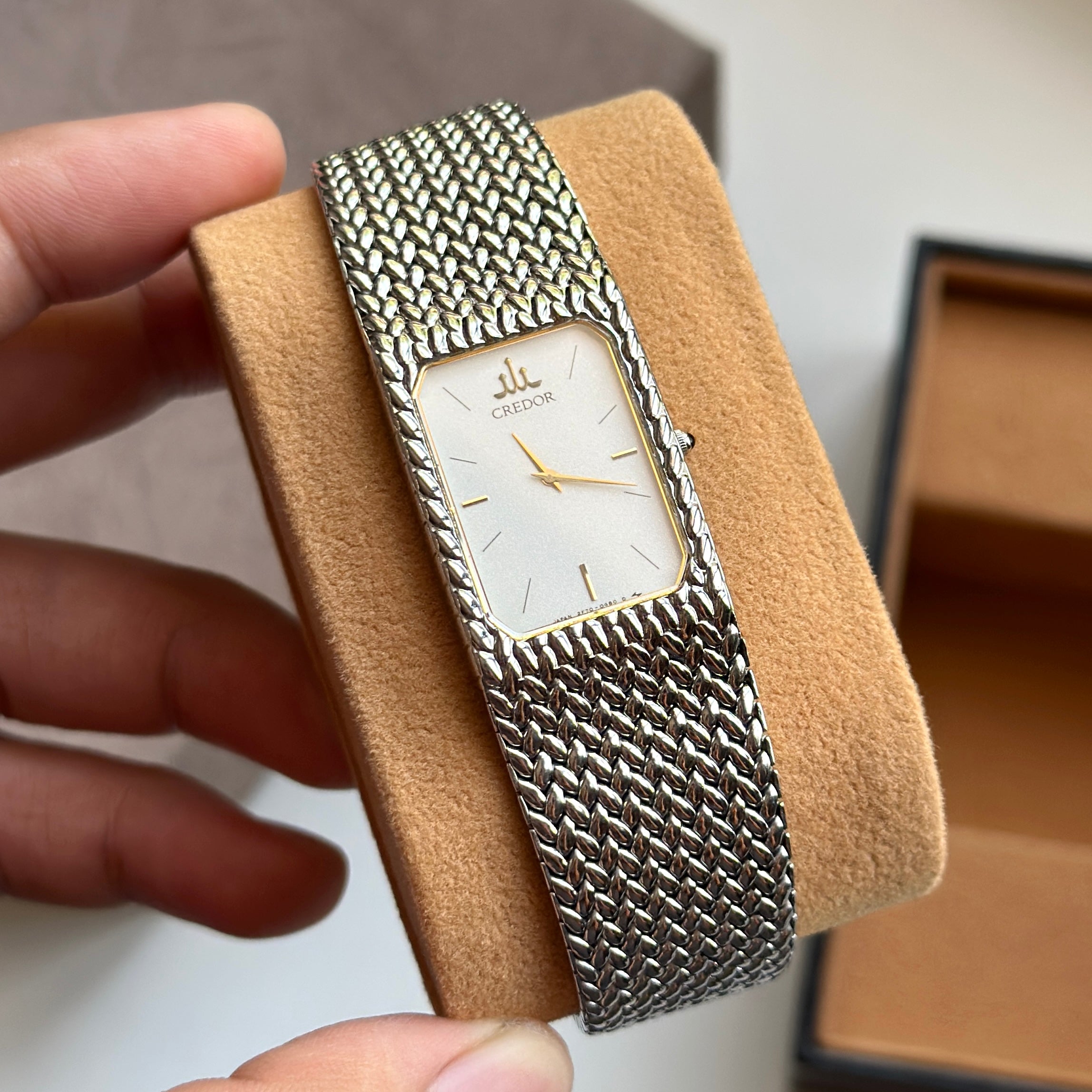 1987 Seiko Credor 2F70-5330 White Dial