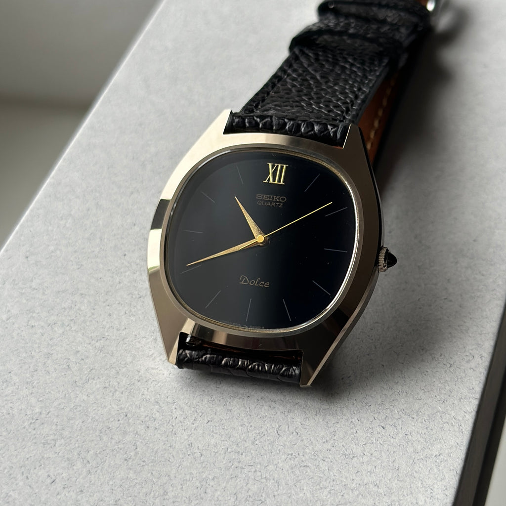 1981 Seiko Dolce NSAG Onyx Dial