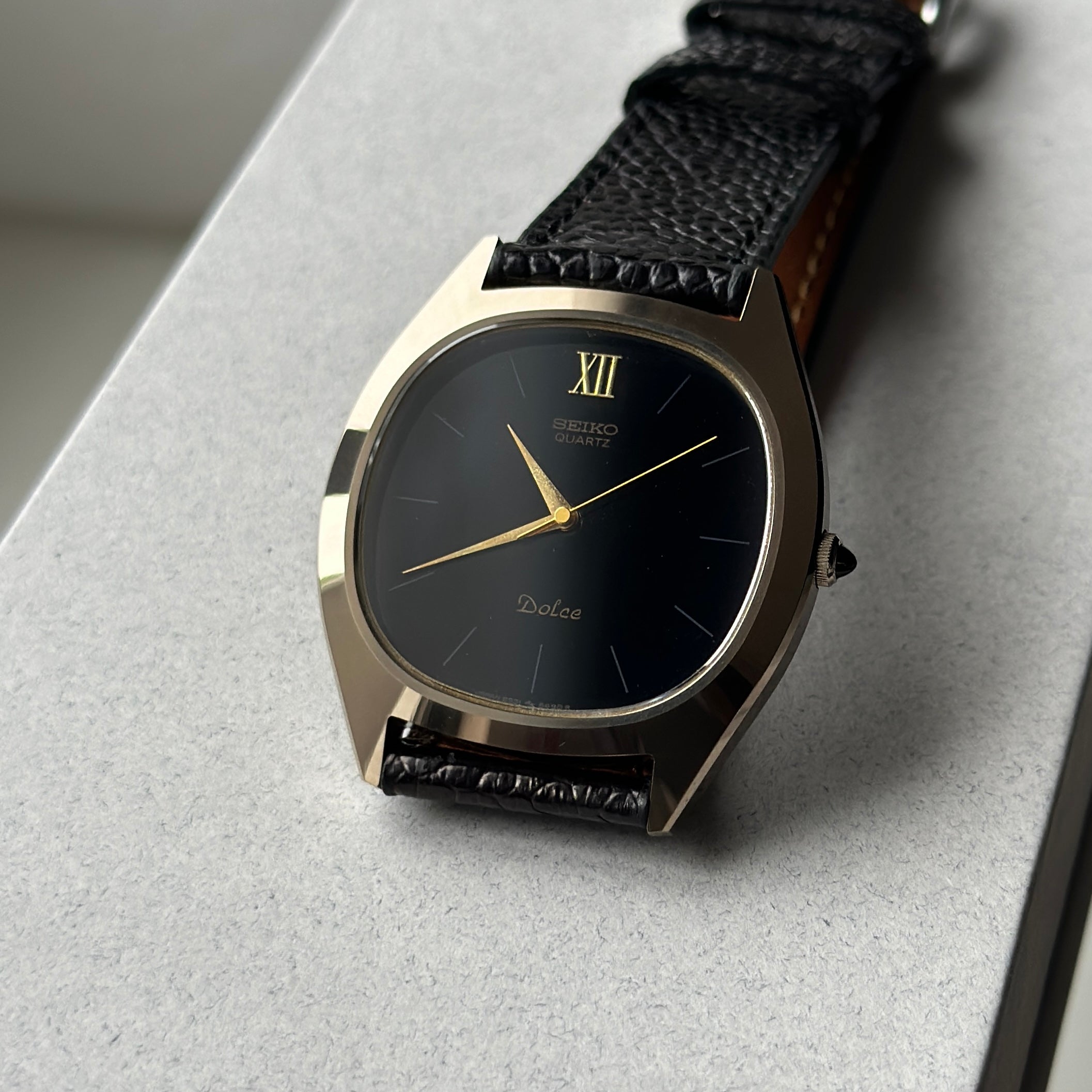 1981 Seiko Dolce NSAG Onyx Dial