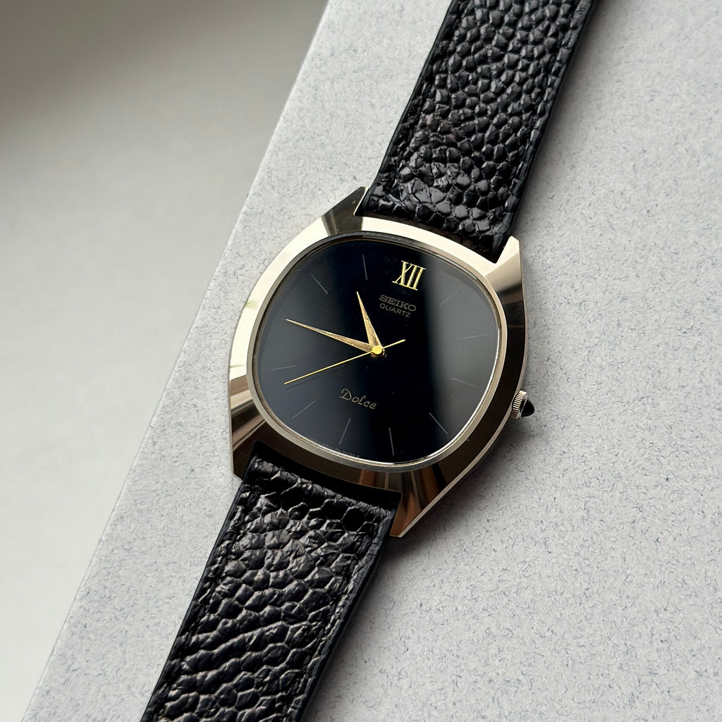 1981 Seiko Dolce NSAG Onyx Dial