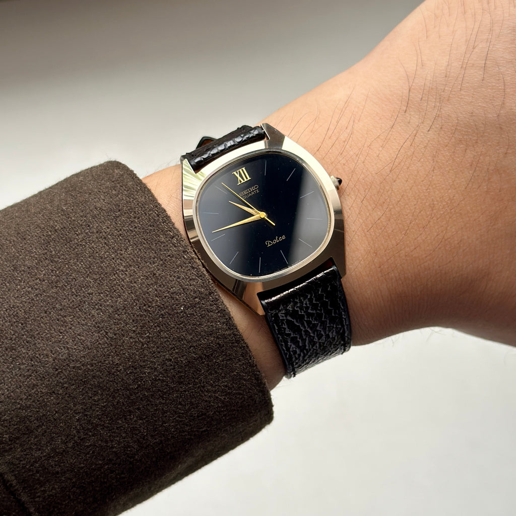 1981 Seiko Dolce NSAG Onyx Dial