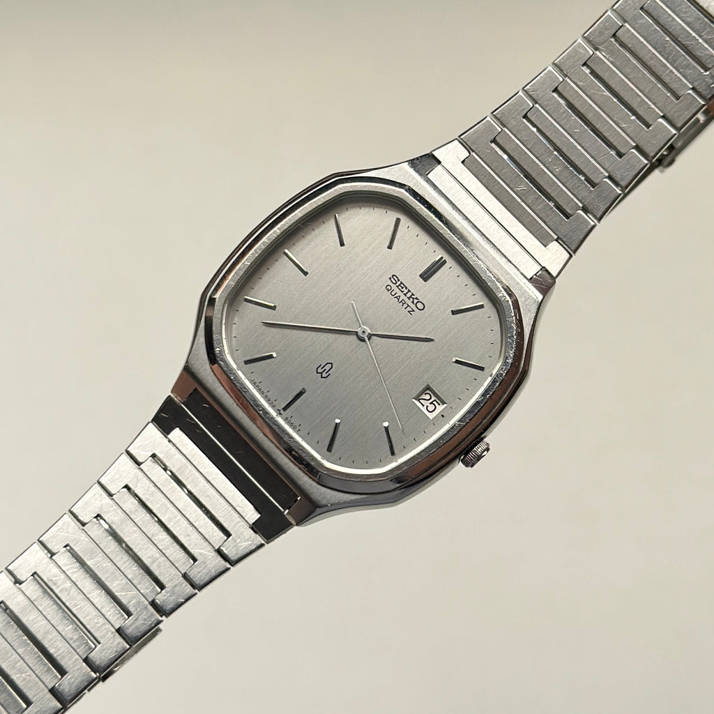 1980 Seiko Seagull Silver linen
