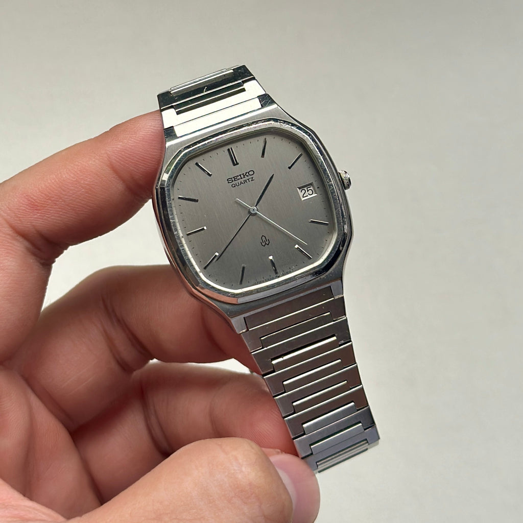 1980 Seiko Seagull Silver linen