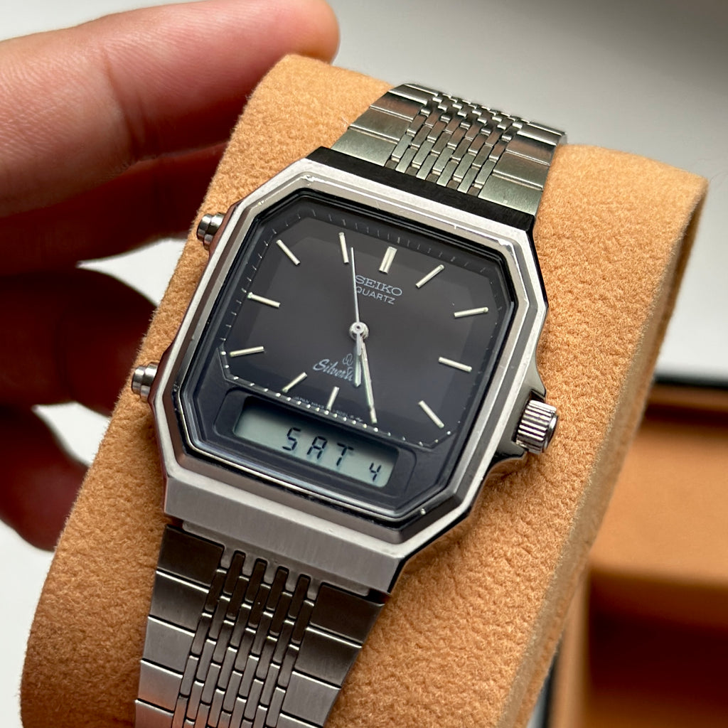 1982 Seiko Silverwave Ana-Digi H449-502A
