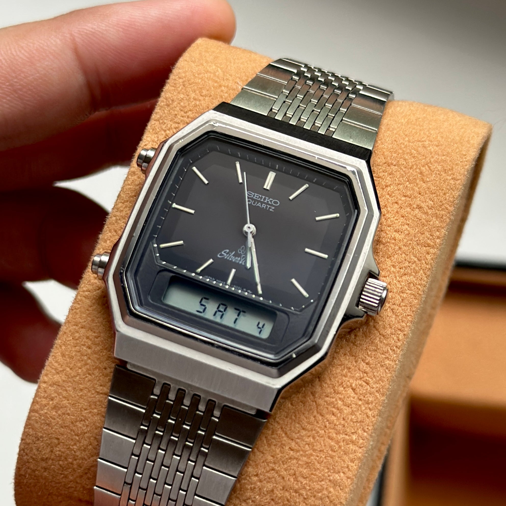 1982 Seiko Silverwave Ana-Digi H449-502A