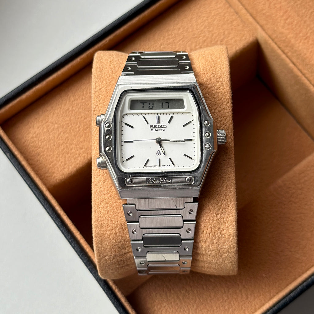 1981 Seiko Silverwave Ana-Digi H357-514A